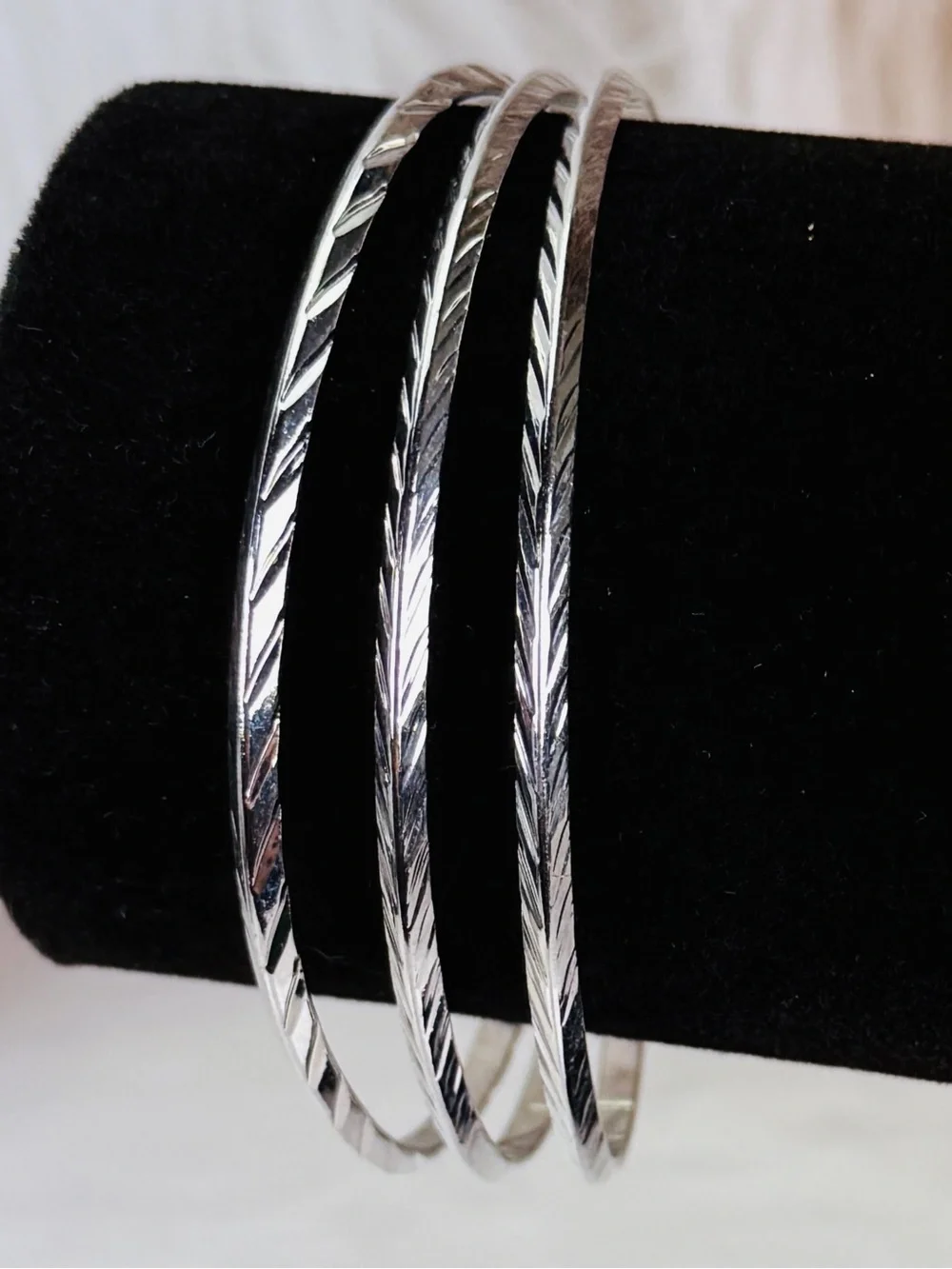 Vintage Silvertone bohemian chic cuff bracelet